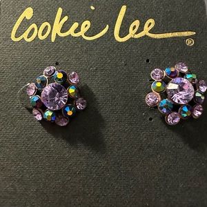 Cookie Lee Vintage Crystal Earrings